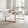 Fritz Hansen Series 7 Monochrome White/White Stained Ash Kitchen Chair 82cm