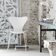 Fritz Hansen Series 7 Monochrome White/White Stained Ash Kitchen Chair 82cm