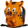 Affenzahn Liten Giraff One Size Ryggsäck