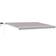 vidaXL Retractable Awning Manual Light Gray 400 x 350 cm