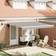 vidaXL Retractable Awning Manual Light Gray 400 x 350 cm