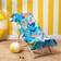 OHS Ocean Bath Towel Multicolour (152x71cm)