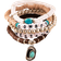 Shein 1pc Fashionable Retro Bohemian Western Cowboy Style Bracelet