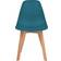 vidaXL 244782 Turquoise Kitchen Chair 82cm 6pcs