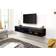 GFW Galicia Black TV Bench 150x30cm