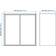 IKEA EKET Brown/Walnut Patterned Storage Cabinet 70x70cm