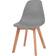 vidaXL 244776 Grey Kitchen Chair 82cm 6pcs