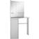 vidaXL Corner Concrete Grey Dressing Table 54x111cm