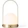 Audo Copenhagen Carrie Brushed Brass/White Table Lamp 24.5cm