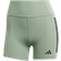 adidas Women's Optime 3 Stripes 1/4 Short Leggings - Silver Green