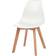 vidaXL 244773 White Kitchen Chair 82cm 6pcs