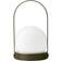 Audo Copenhagen Carrie Olive/White Table Lamp 24.5cm