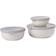 Mepal Cirqula Low Nordic White Kitchen Container 3pcs 1.25L