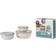 Mepal Cirqula Low Nordic White Kitchen Container 3pcs 1.25L