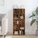 vidaXL 815318 Smoked Oak Book Shelf 36.8" 2pcs