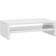 vidaXL Display Stand High Gloss White TV Bench 42x13cm