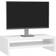 vidaXL Display Stand High Gloss White TV Bench 42x13cm