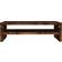 vidaXL Display Stand Smoked Oak TV Bench 42x13cm