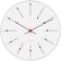 Arne Jacobsen Bankers White Wall Clock 21cm
