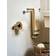 Garden Trading Novello Brushed Nickel Bathroom Toilet Roll Holder