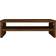 vidaXL Display Stand Brown Oak TV Bench 42x13cm