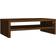 vidaXL Display Stand Brown Oak TV Bench 42x13cm