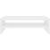 vidaXL Display Stand White TV Bench 42x13cm