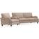 Bloomington Howard Classic Dark Beige Sofa 164cm 2 Seater