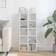 vidaXL 802696 White Book Shelf 36.8" 2pcs