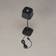 Konstsmide Capri Black Table Lamp 36cm
