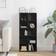 vidaXL 802697 Black Book Shelf 36.8" 2pcs