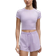 Lululemon Pointelle Cropped Short-Sleeve Shirt - Dot Lavender Frost