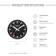 Mondaine A990 Black Wall Clock 25cm