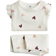 H&M Ribbed Cotton Set - White/Hearts (0867135139)