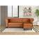 Loft24 Sovesofa Chaiselong PU Cognac Sofa
