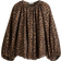 H&M Oversized Blouse - Beige/Leopard Print