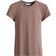 H&M Fitted Microfibre T-shirt - Dusty Brown