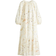 H&M Dame Oversized Kjole Med Bindebælte - Hvid/Blomstret