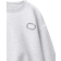 Zara Basic Sweatshirt with Slogan - Grey Marl (1880/533/812)