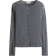 H&M Fine Knit Button Front Top - Grey Marl