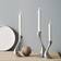 Georg Jensen Cobra Shiny Steel Ljusstake 24cm 3st