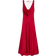 Zara Long Satin Dress - Red