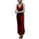 Zara Long Satin Dress - Red