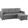 Yaheetech L-Shaped Bed 3 Seater Couch Light Grey Sofa 211cm 3 Seater