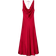 Zara Long Satin Dress - Red