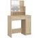 vidaXL with LED Sonoma Oak Dressing Table 35x86.5cm