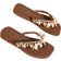Shein Handmade Natural Shell & Starfish Rhinestone Decor Chain - Brown