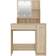 vidaXL with LED Sonoma Oak Dressing Table 35x86.5cm