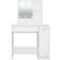 vidaXL with LED White Dressing Table 35x86.5cm