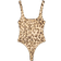 Zara Polyamide Strappy Bodysuit - Leopard